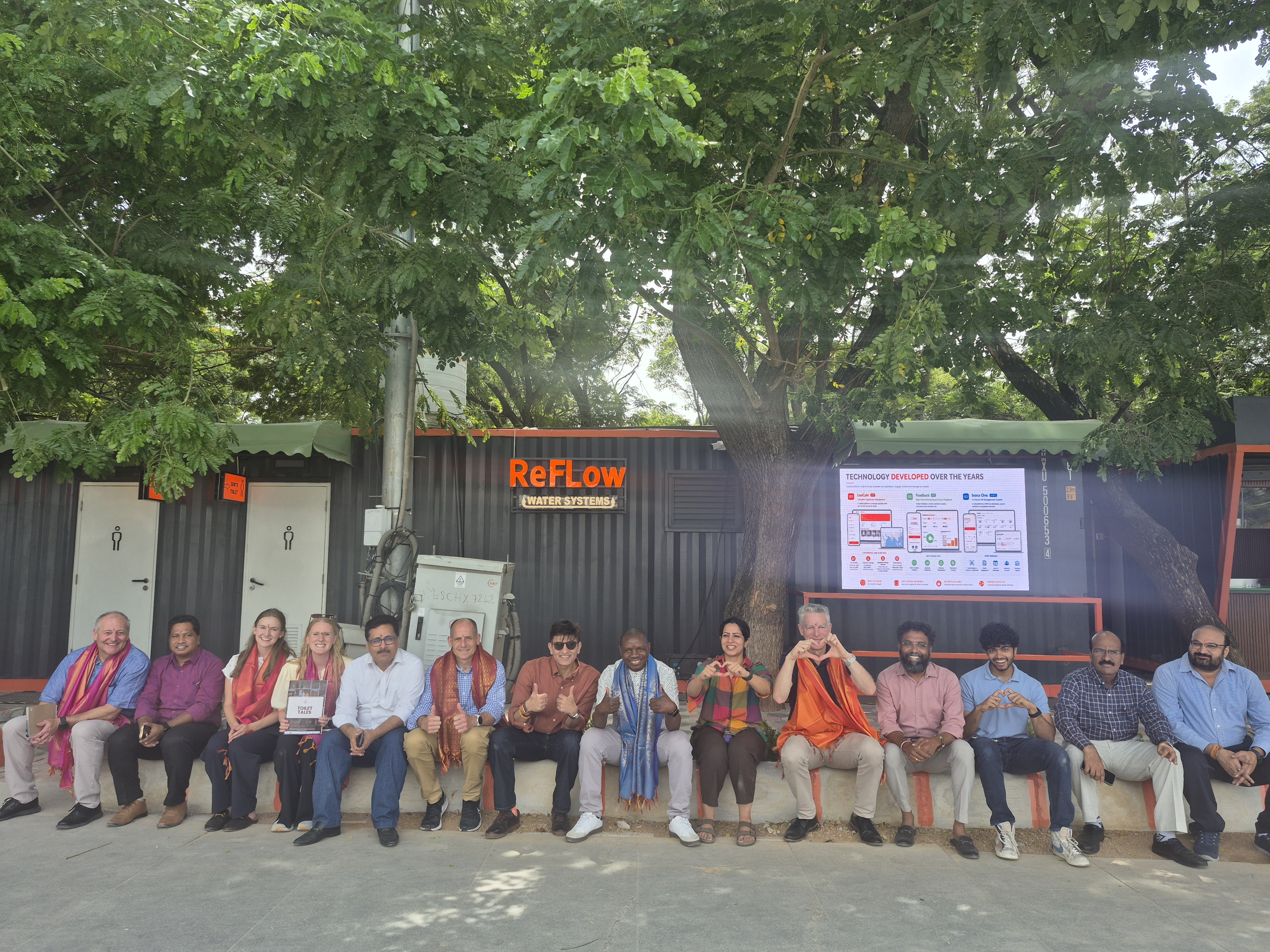 Site Visit at a ReFlow Toilet